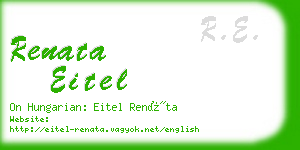 renata eitel business card